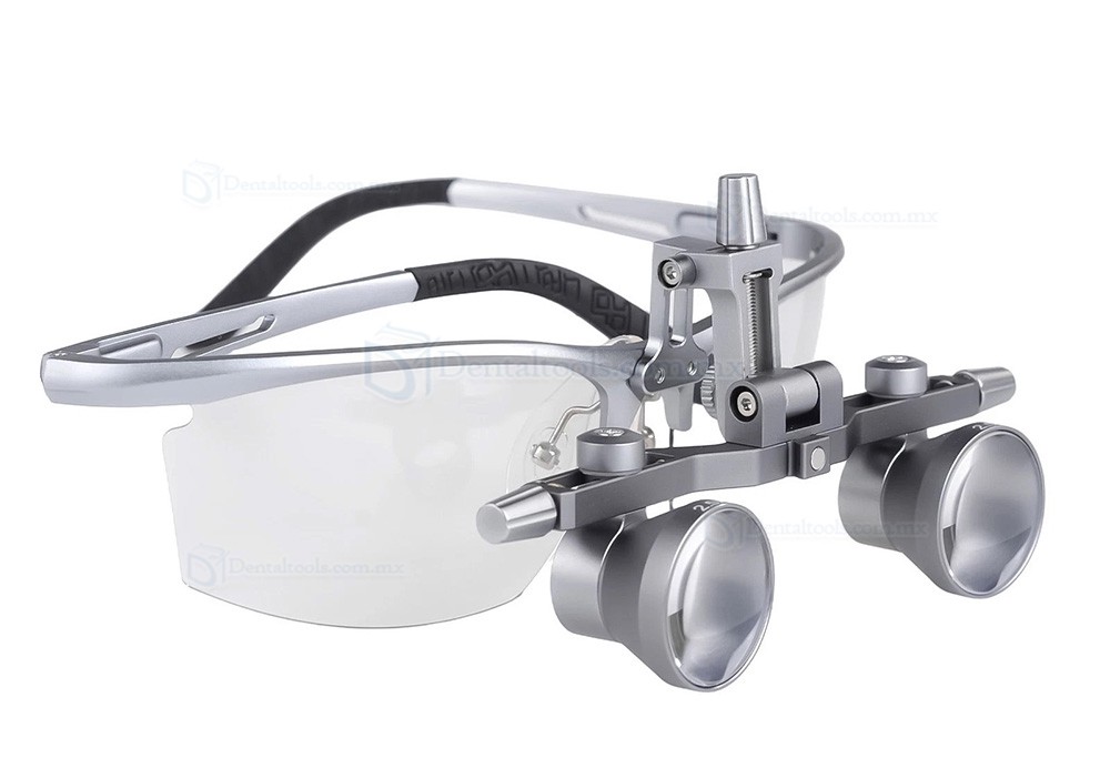 DY-118 Lupa Quir&uacute;rgica Dental de 2.5X y 450mm con Marco de Aluminio y Distancia Interpupilar Ajustable